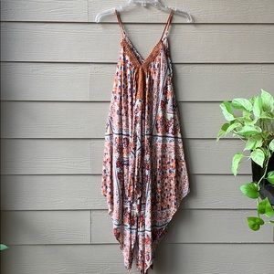 Boho Scarf Hem Dress
